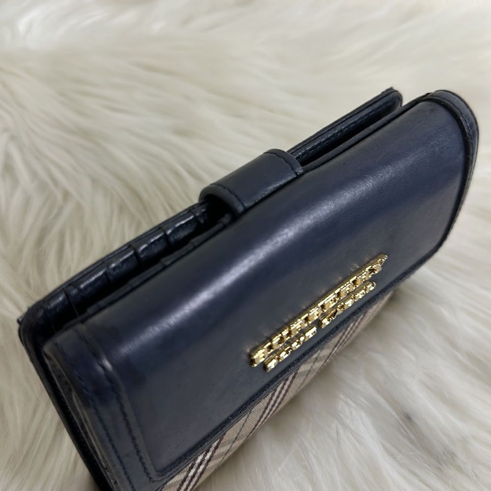 💯Authentic Burberry Blue Label Short Wallet 🍀 - Picture 3 of 17